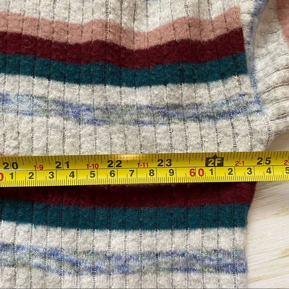Anthropologie Saturday Sunday Striped Turtle Neck - Picture 9 of 10